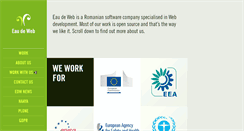Desktop Screenshot of eaudeweb.ro